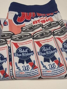 Pabst Blue Ribbon Print Lounge Pants